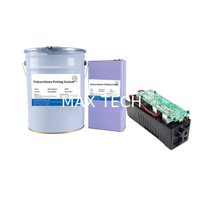 High Thermal Conductivity White PU Potting Adhesive for PCB/LED - Waterproof, Shockproof, Fast Curing Sealant