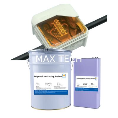 Two Component Transparent Waterproof IP68 Dielectric Insulating Liquid PU Potting for Electronics PCB LED