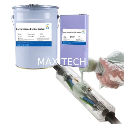 High Performance Optically Transparent Optically clear Waterproof Polyurethane Potting for Electronics