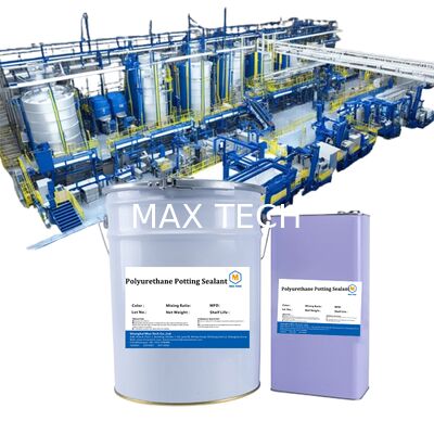 High Thermal Conductivity White PU Potting Adhesive for PCB/LED - Waterproof, Shockproof, Fast Curing Sealant