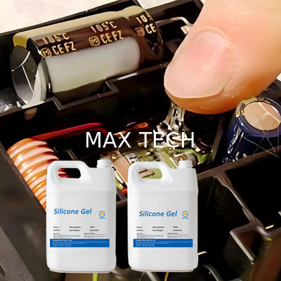 Gels de silicone transparents auto-réparateurs pour l'encapsulation et la mise en pot de composants et de boîtiers électriques