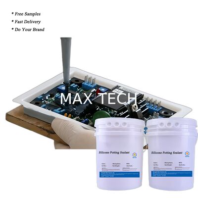 Two-Component 2.0~3.0W/Mk Power Supply PCB CPU New Energy Sealing Potting Compound Electronic Components Silicone Ab Glue