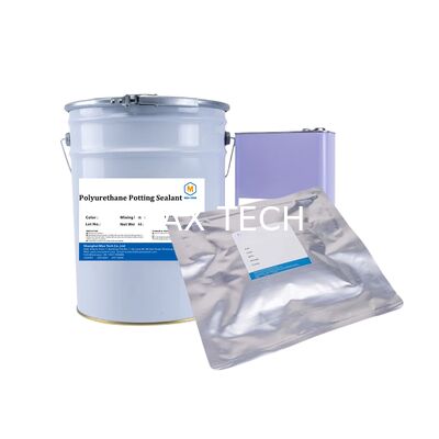 High Thermal Conductivity White PU Potting Adhesive for PCB/LED - Waterproof, Shockproof, Fast Curing Sealant