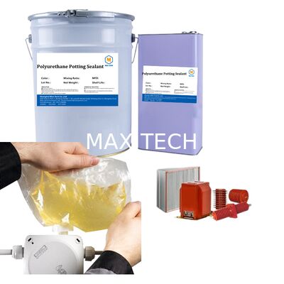 High Thermal Conductivity White PU Potting Adhesive for PCB/LED - Waterproof, Shockproof, Fast Curing Sealant